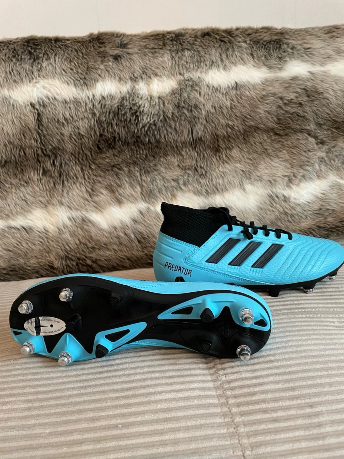 Adidas Predator blå fotbollsskor - 1