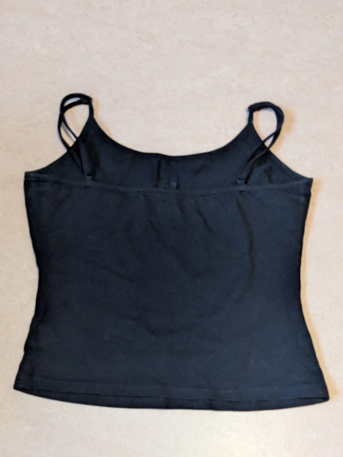 Svart tank top, S - 2