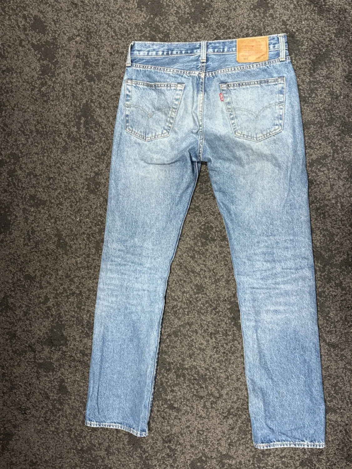 Levi's 501 ljusblå jeans straight fit - 1
