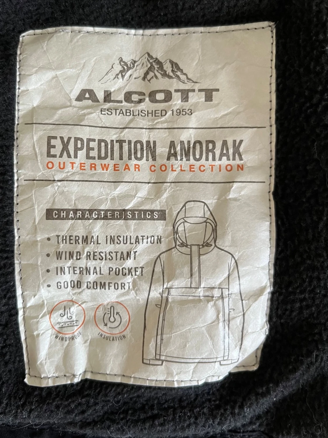 Svart skidjacka från Alcott - 4