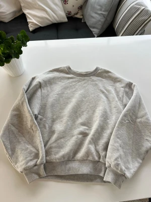 Grå sweatshirt - Grå sweatshirt från Gina Tricot. Lite nopprig men annars i bra skick! Köp gärna bundle så kan vi komma överens om ett bra paketpris💗Finns just nu fri frakt!!