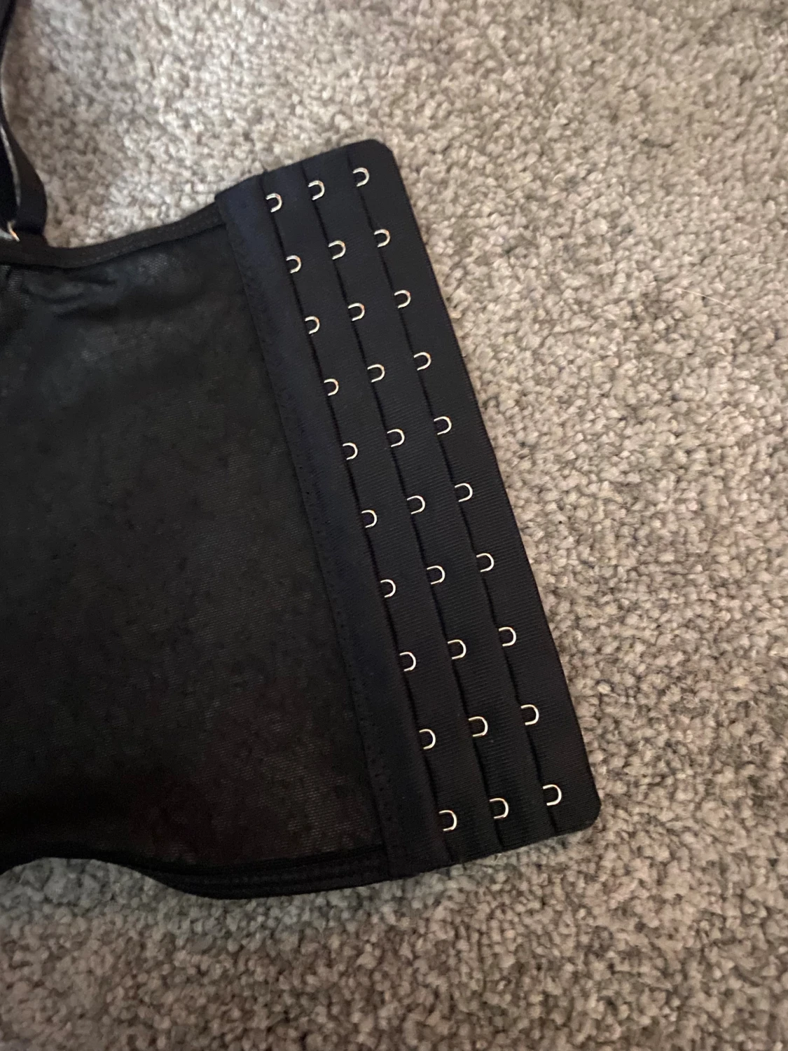 Svart spetskorsett - 1