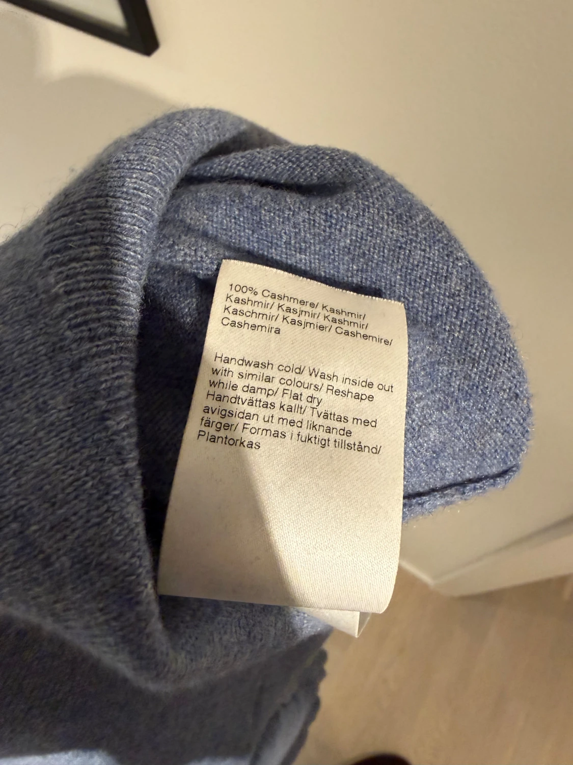 Blå Kashmir tröja - 2