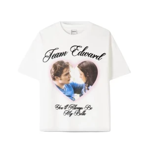 Söker!! - Vit Team Edward t-shirt med tryck! I storlek S-L 
