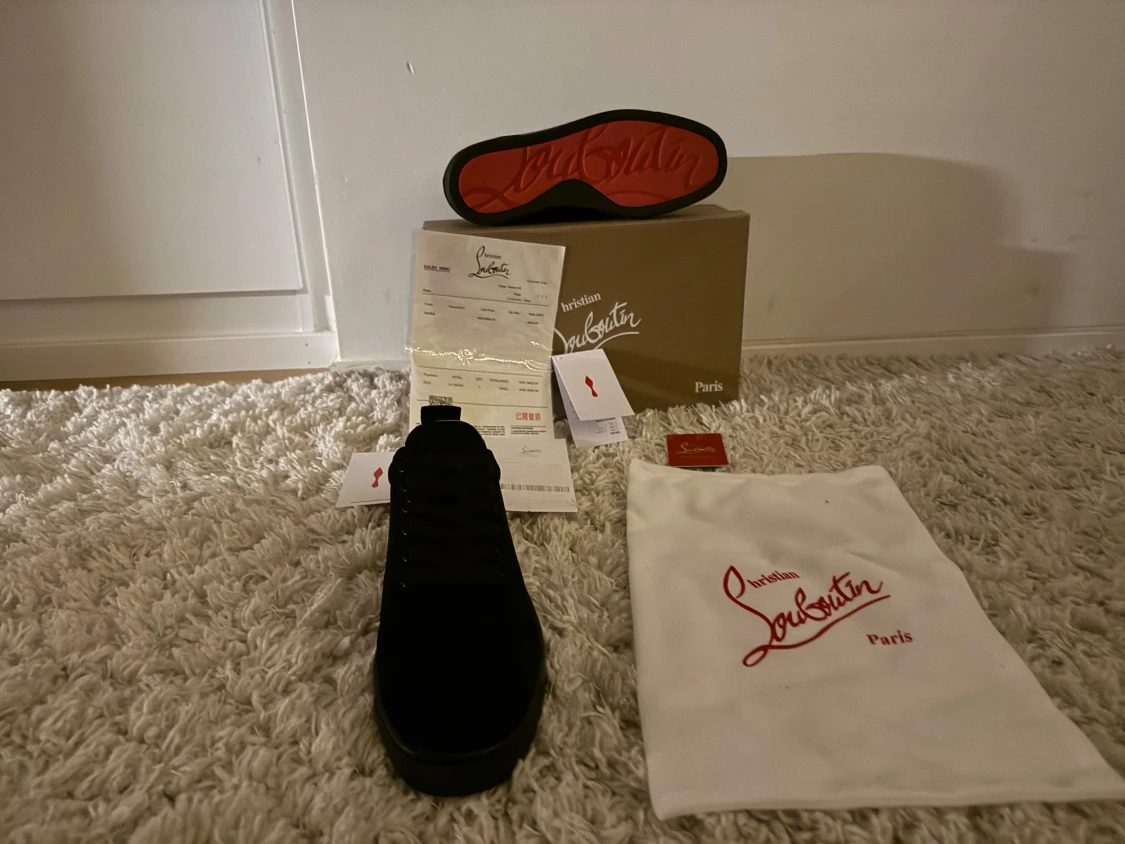 Christian Louboutin svarta sneakers - 2