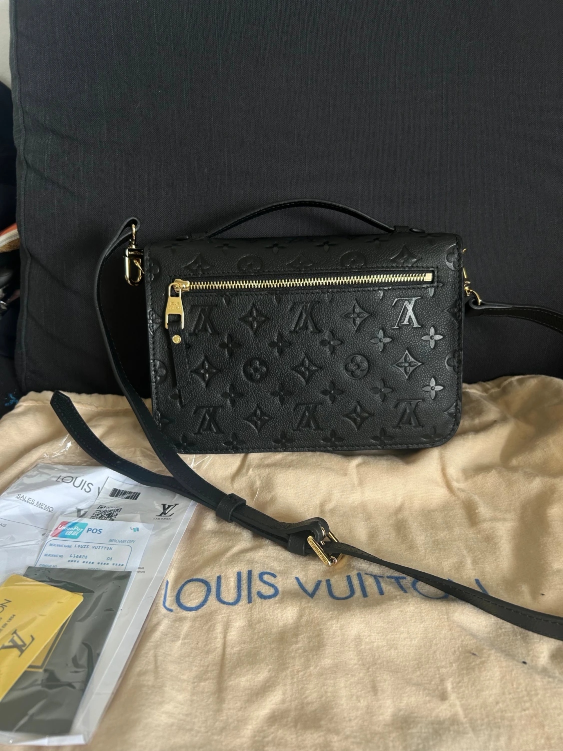 Svart axelväska  - 1