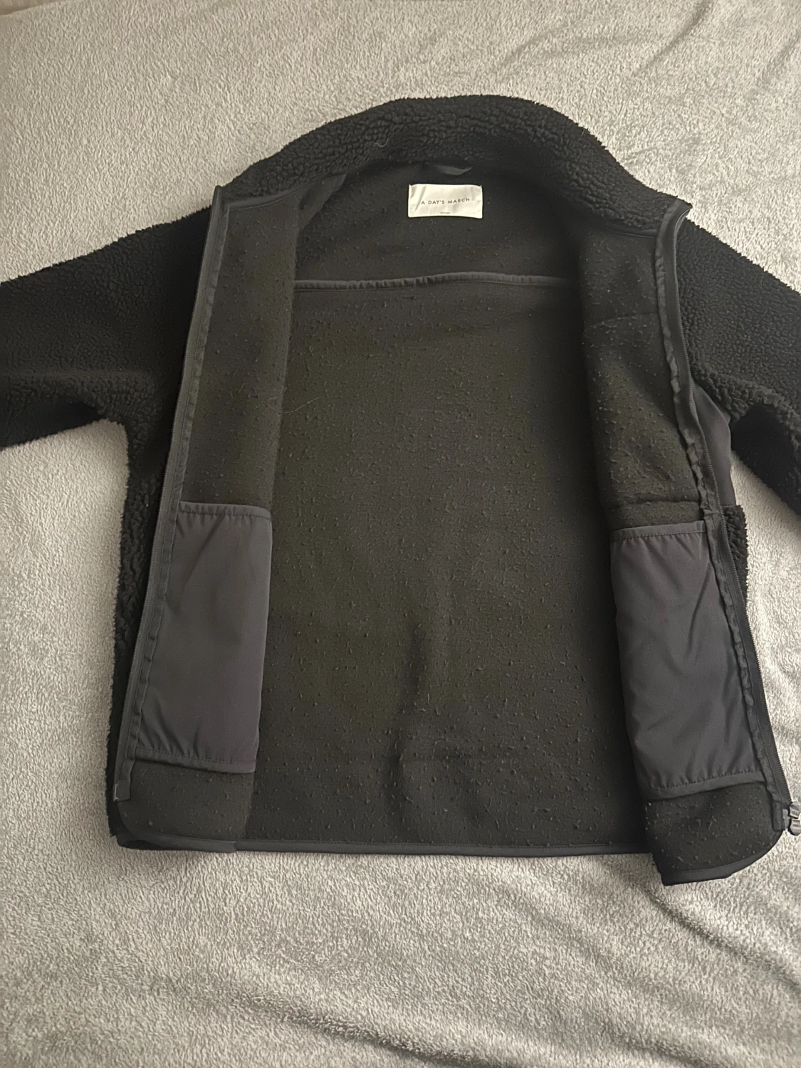 Mörkblå teddyjacka från A Day's March - 1