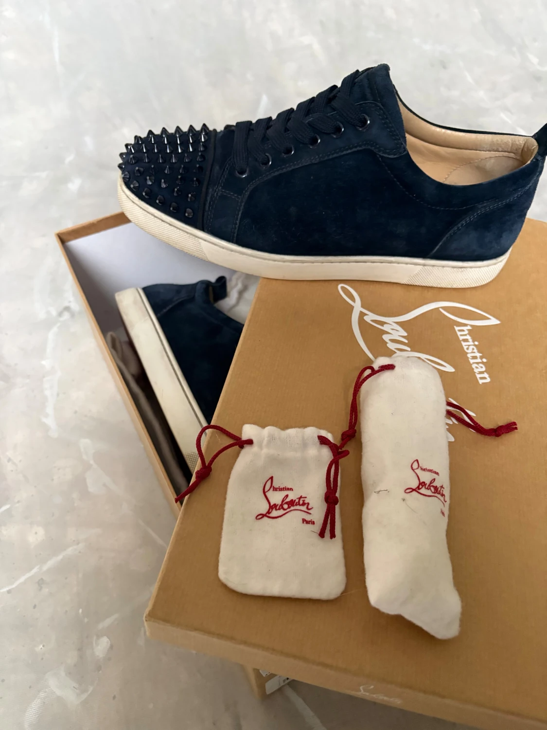 Christian Loubotin Navy - 5