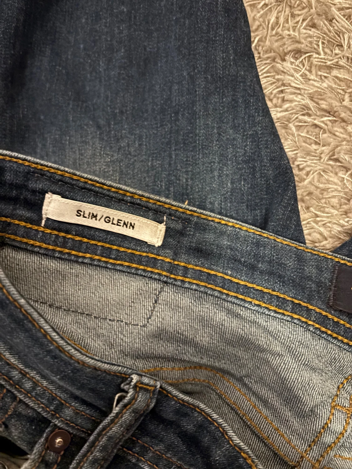 Slim Glenn jeans mörkblå 29/32 - 1