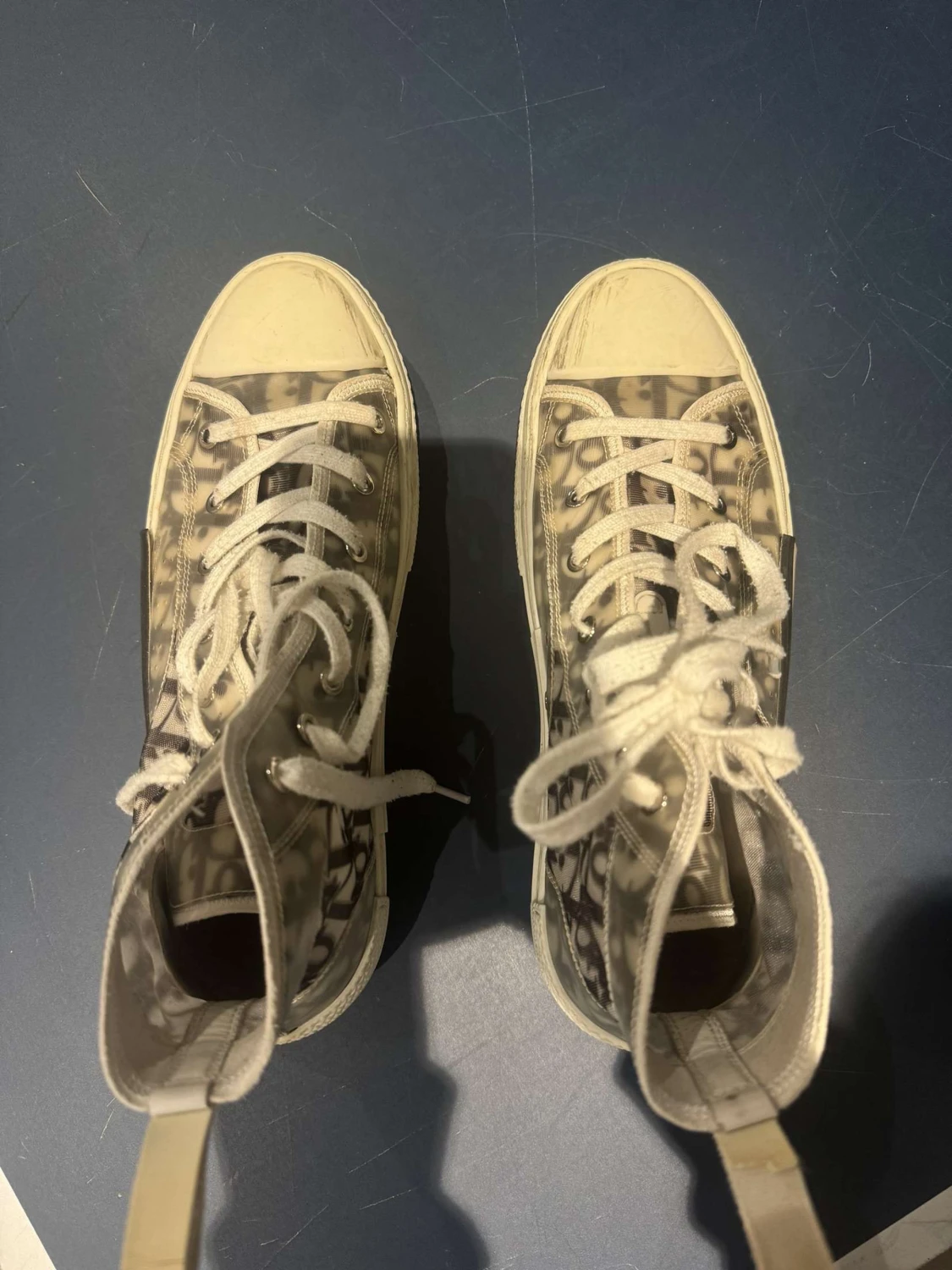 Dior B23 high-top sneakers, vit/grå - 5