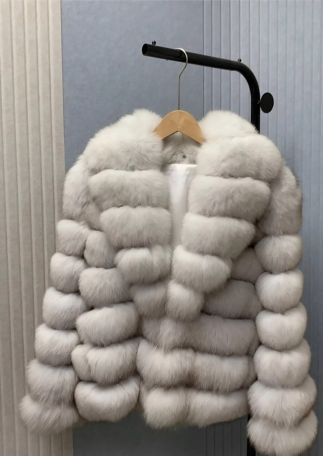 Äkta räv pälsjacka