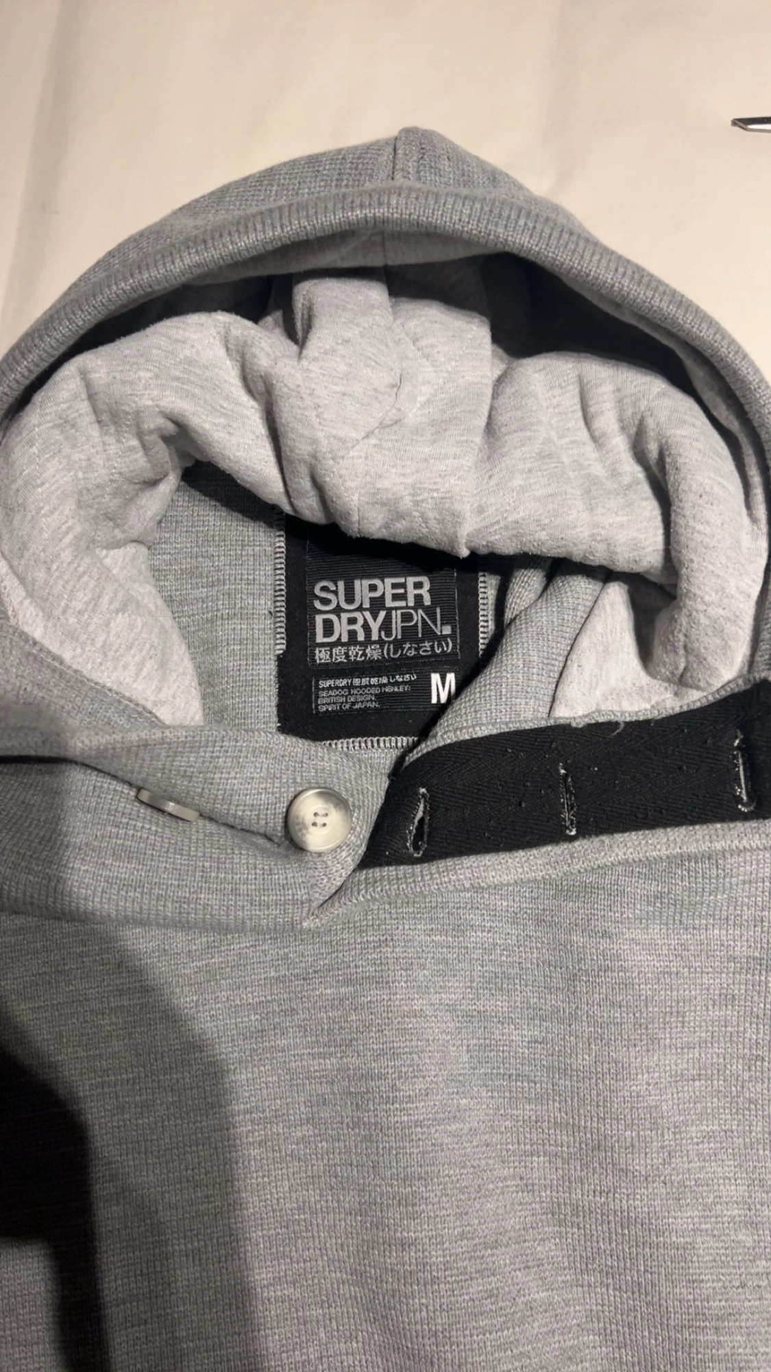 Grå hoodie från Superdry  - 5