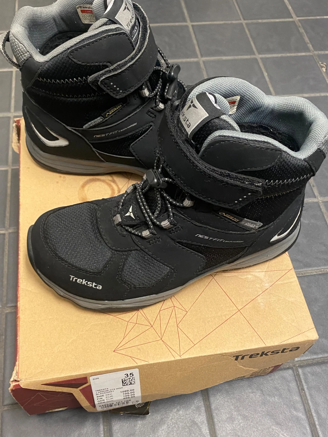 Treksta J Arrow GTX High Black/Grey - Size 35 EU - 1