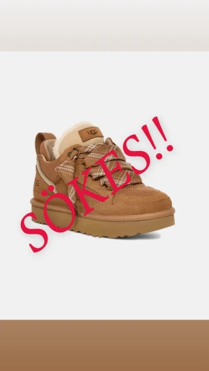 UGG sneakers med plattform och snörning - SÖKER Uggs lowmel i färgen sand eller chestnut. Storlek 41-42