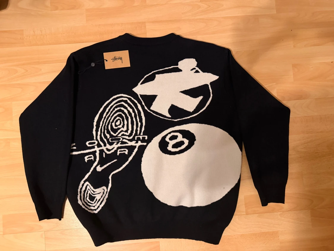 Nike x Stussy Knit Sweater Natural black - 2