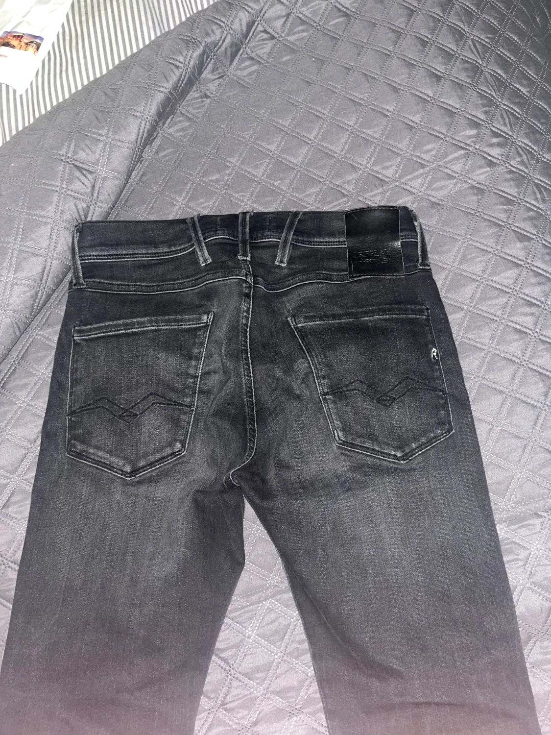 Replay Anbass svarta slim jeans - 1