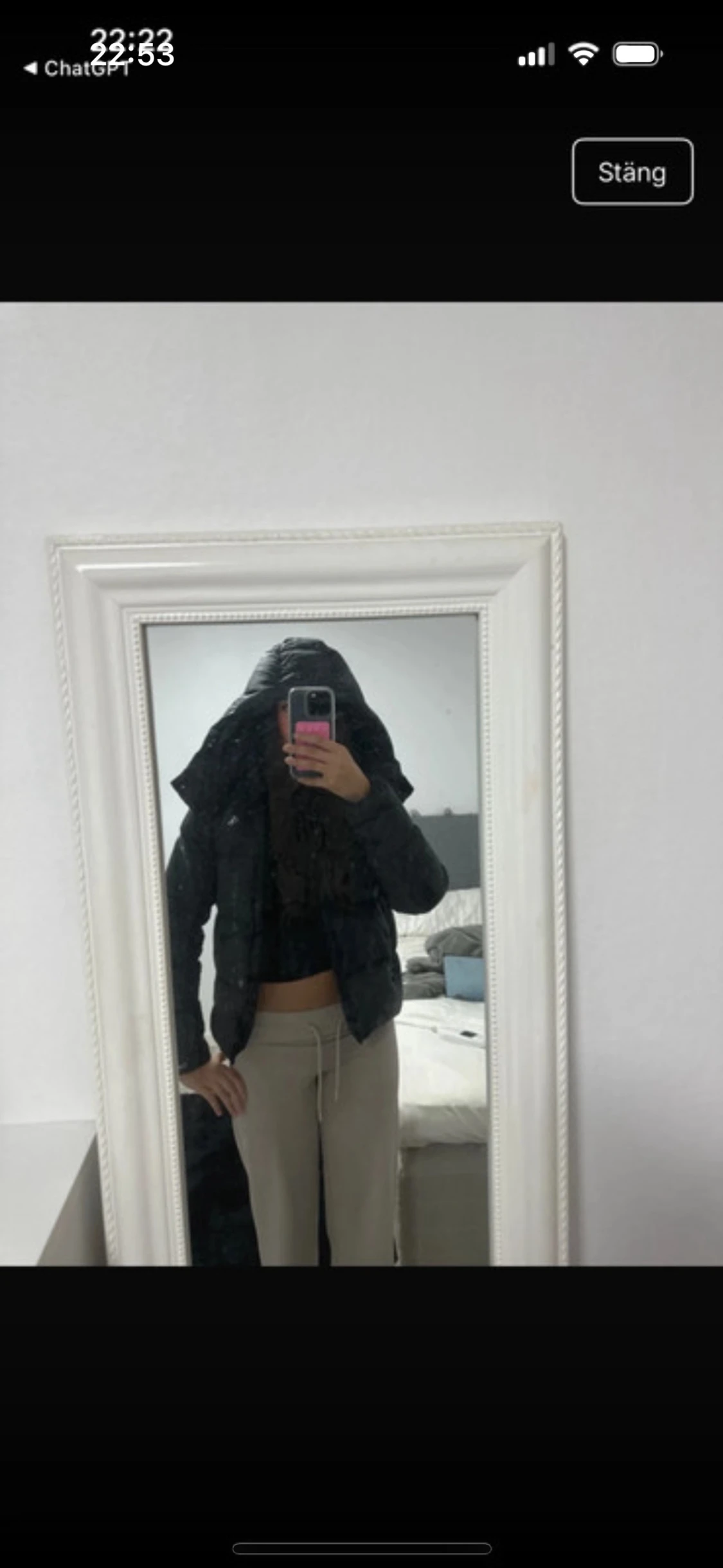 Svart pufferjacka Calvin Klein Jeans XS - 3