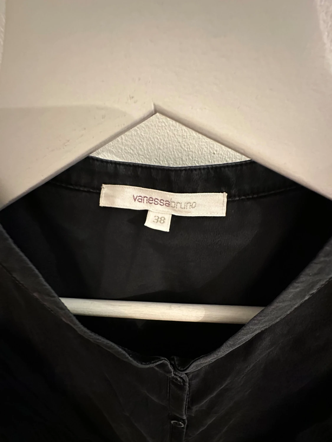 Svart plisserad blus från Vanessa Bruno - 3