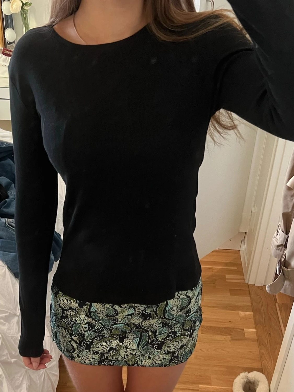 Svart långärmad tröja 