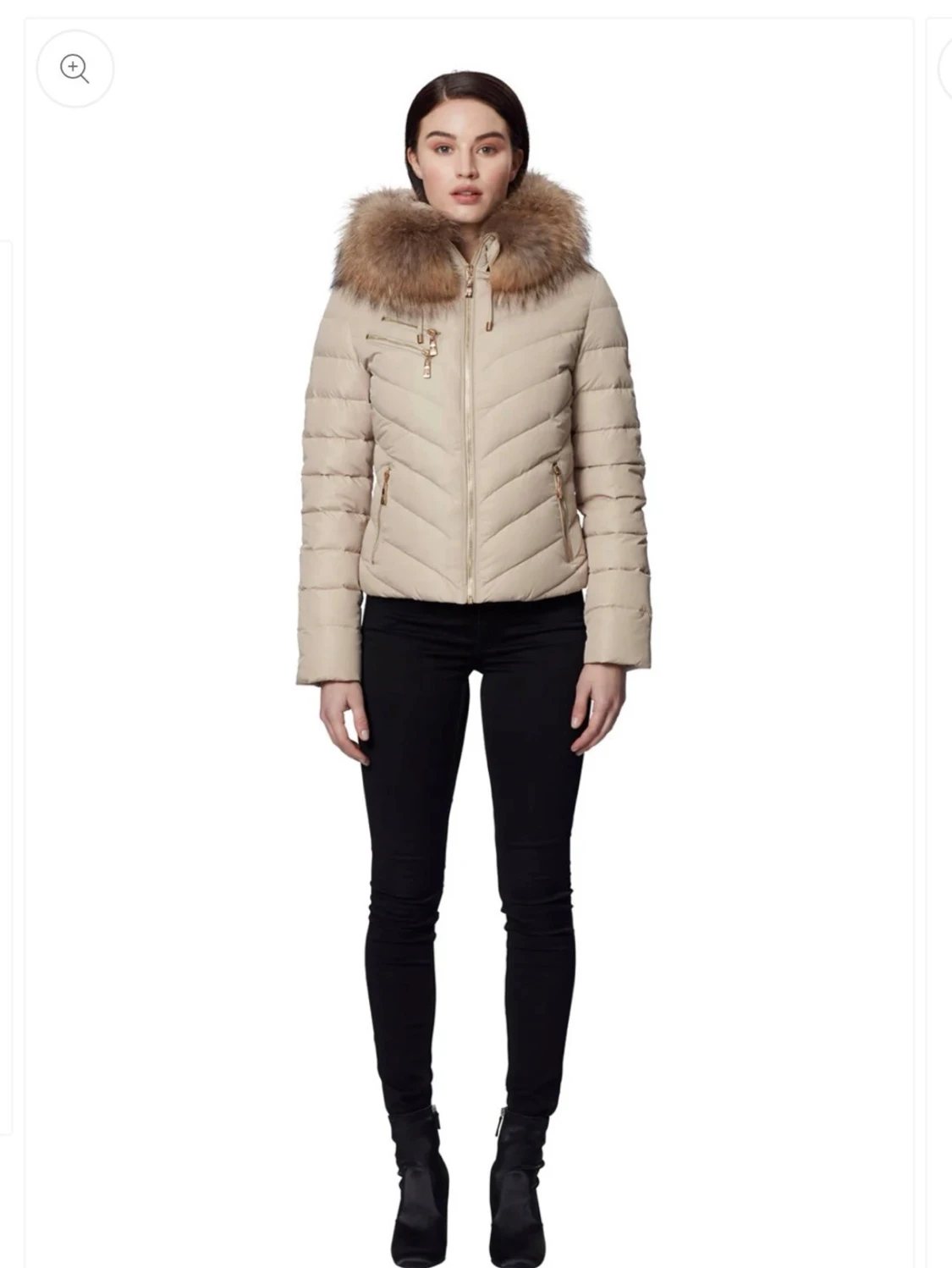 Äkta Beige jacka från Hollies Stockholm  - 1