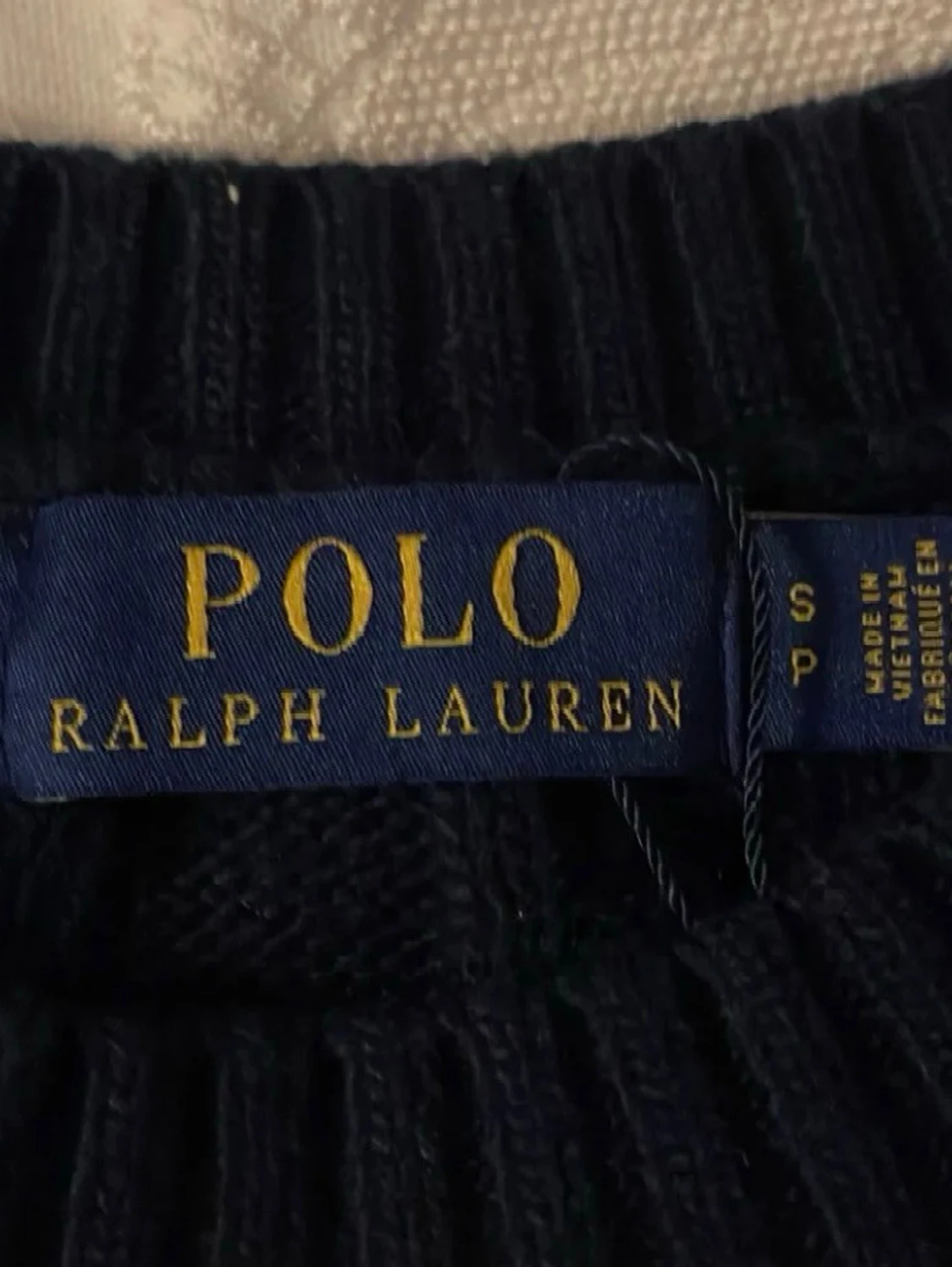 Svart kabelstickad tröja Polo Ralph Lauren - 2
