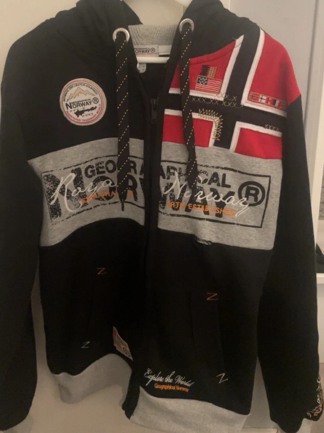 Svart Geographical Norway hoodie - 2