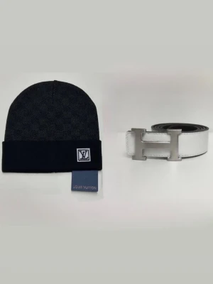 Lv mössa + herme’s bälte - Helt ny, justerbart bälte, ny mössa