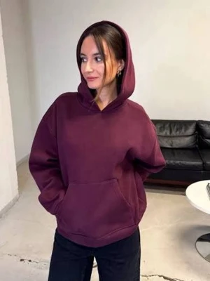 Vinröd hoodie - Säljer min vinröda hoodie från lager 157, knappast använd och bra skick🩷