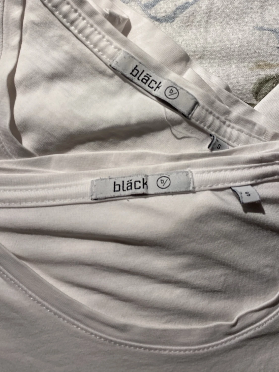 3 vita t-shirts från Bläck, storlek S - 1