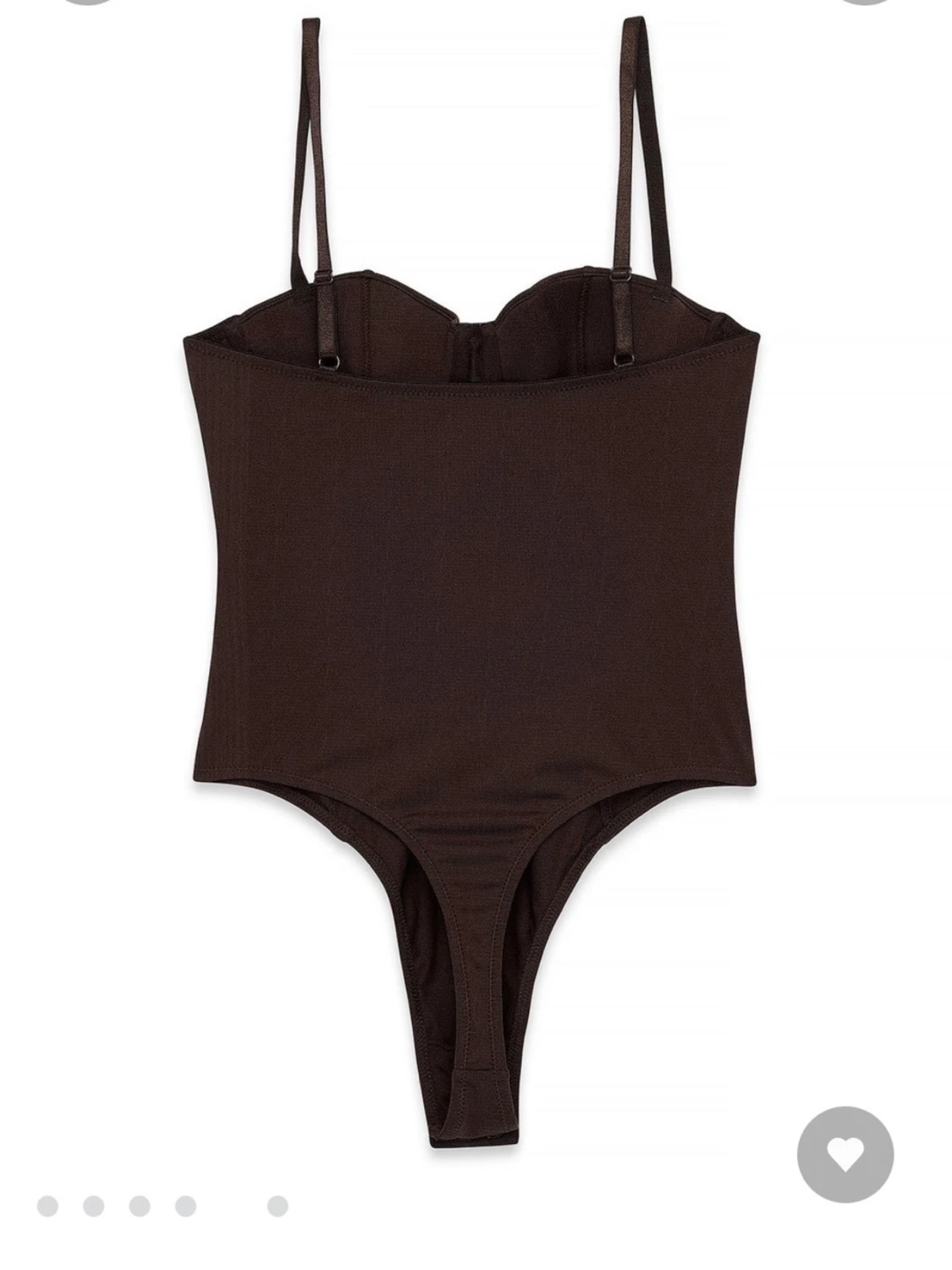 Brun korsett microbody - 1