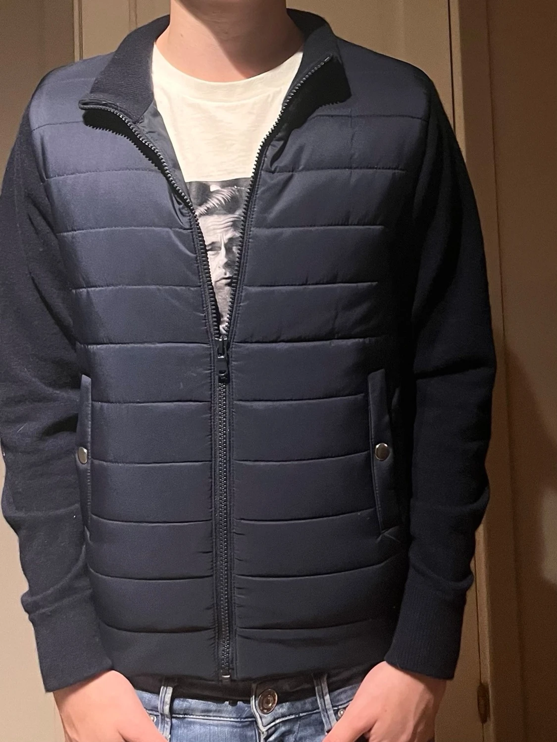 Mörkblå cardigan från sayless