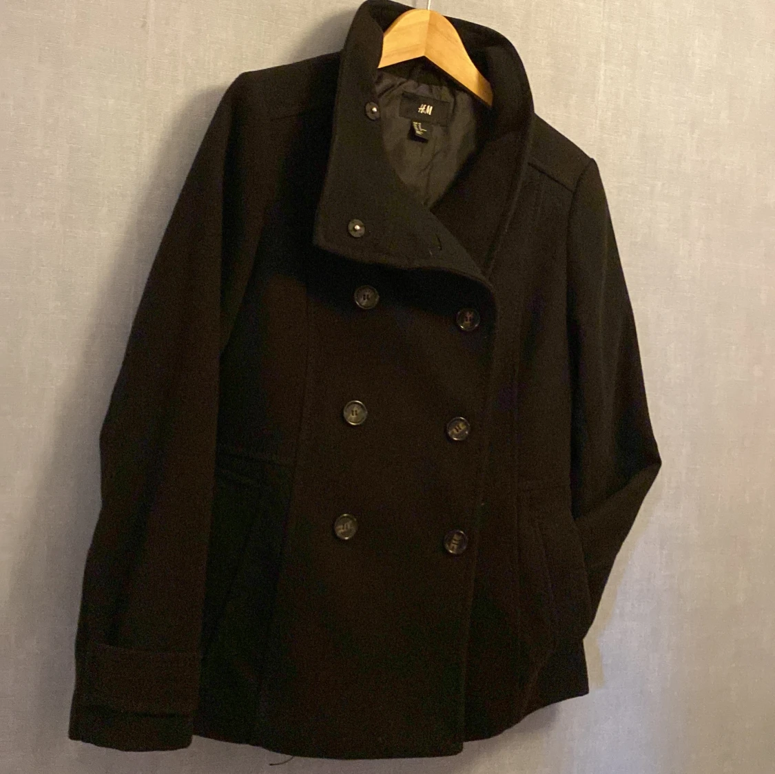 Svart skepparkavaj från H&M, stl 42 - 4