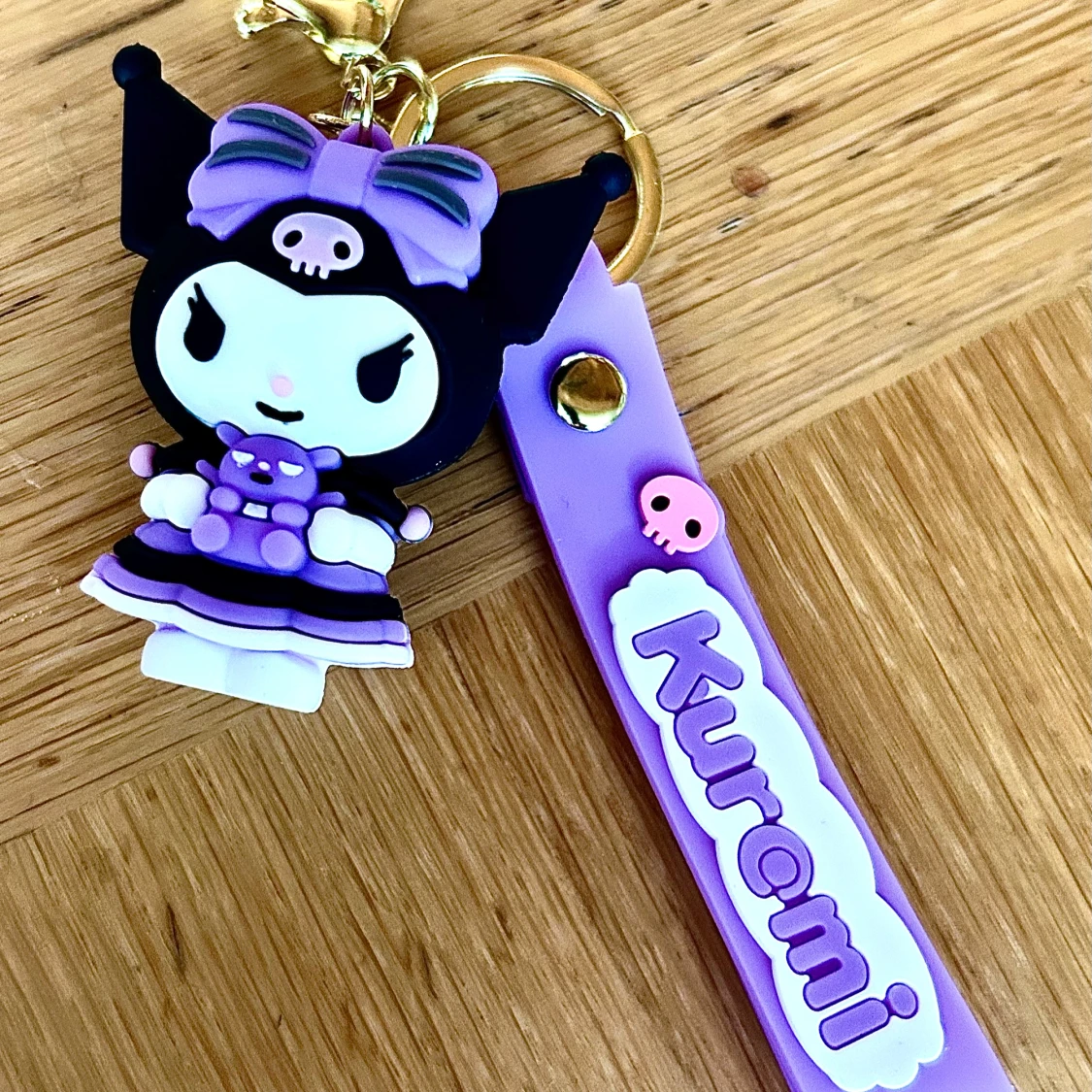 Söt nyckelring med Kuromi-motiv! - 1