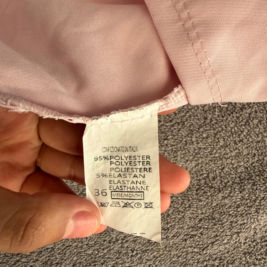 Söt kortklänning med bälte och fickor - 3