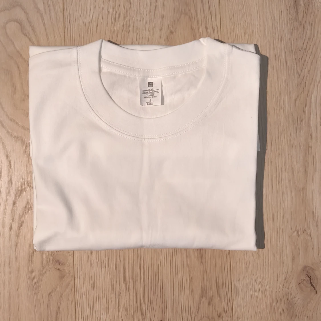 Vit t-shirt Porsche tryck S - 1