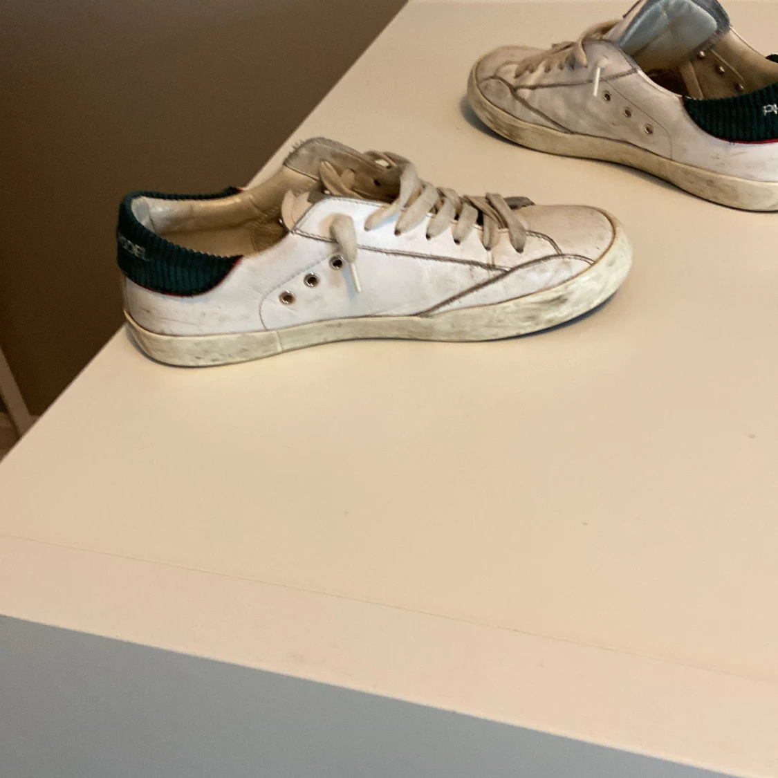 Philippe Model vita sneakers i skinn - 2