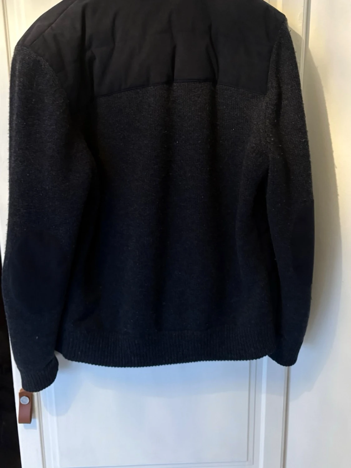 Mörkblå cardigan jacka Gran Sasso - 5