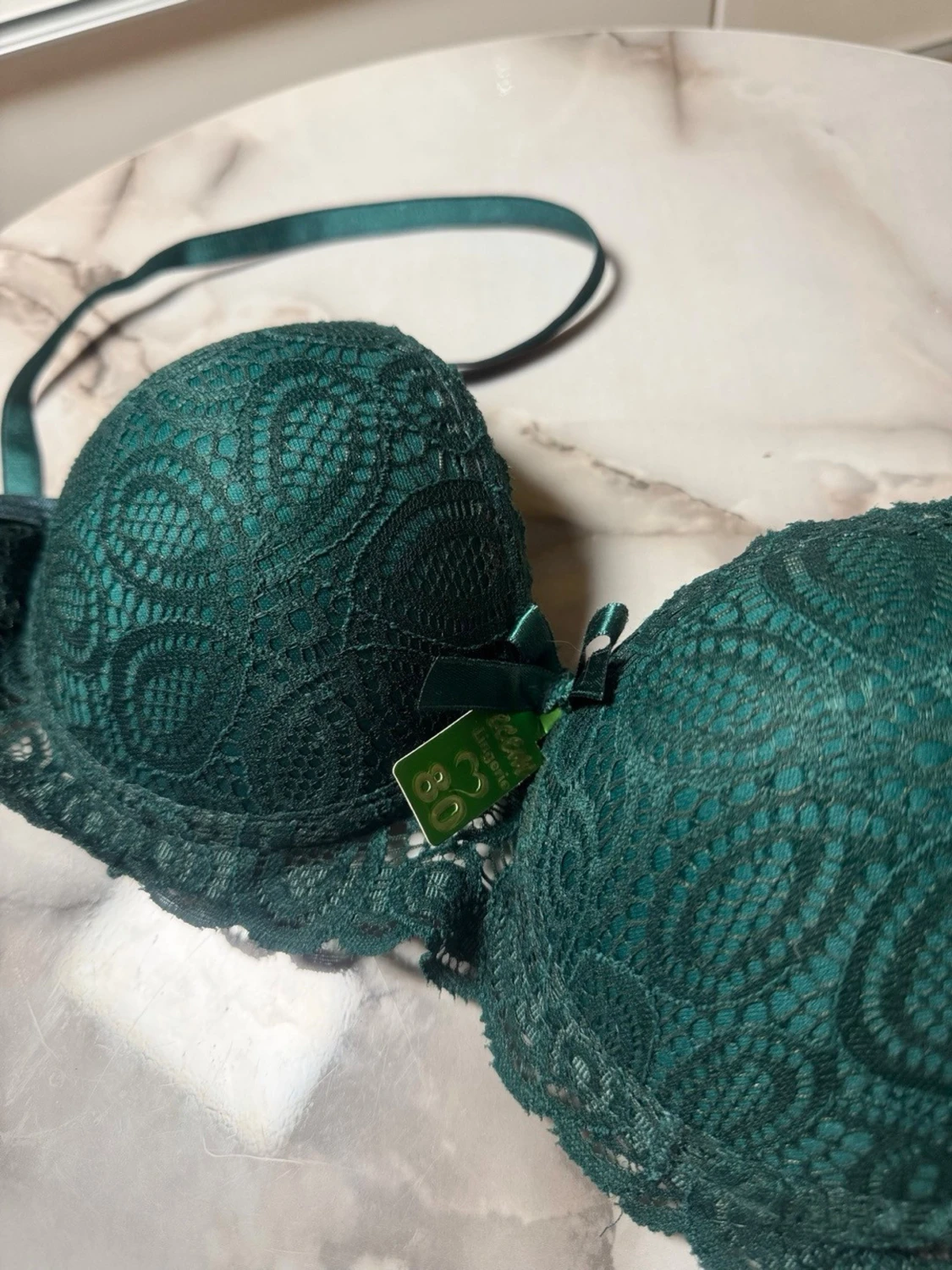 Grön spets-bh från Cecile - 1