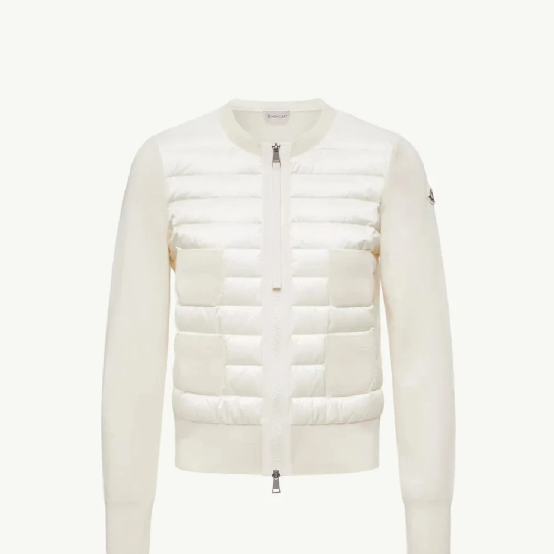 Vit pufferjacka från Moncler