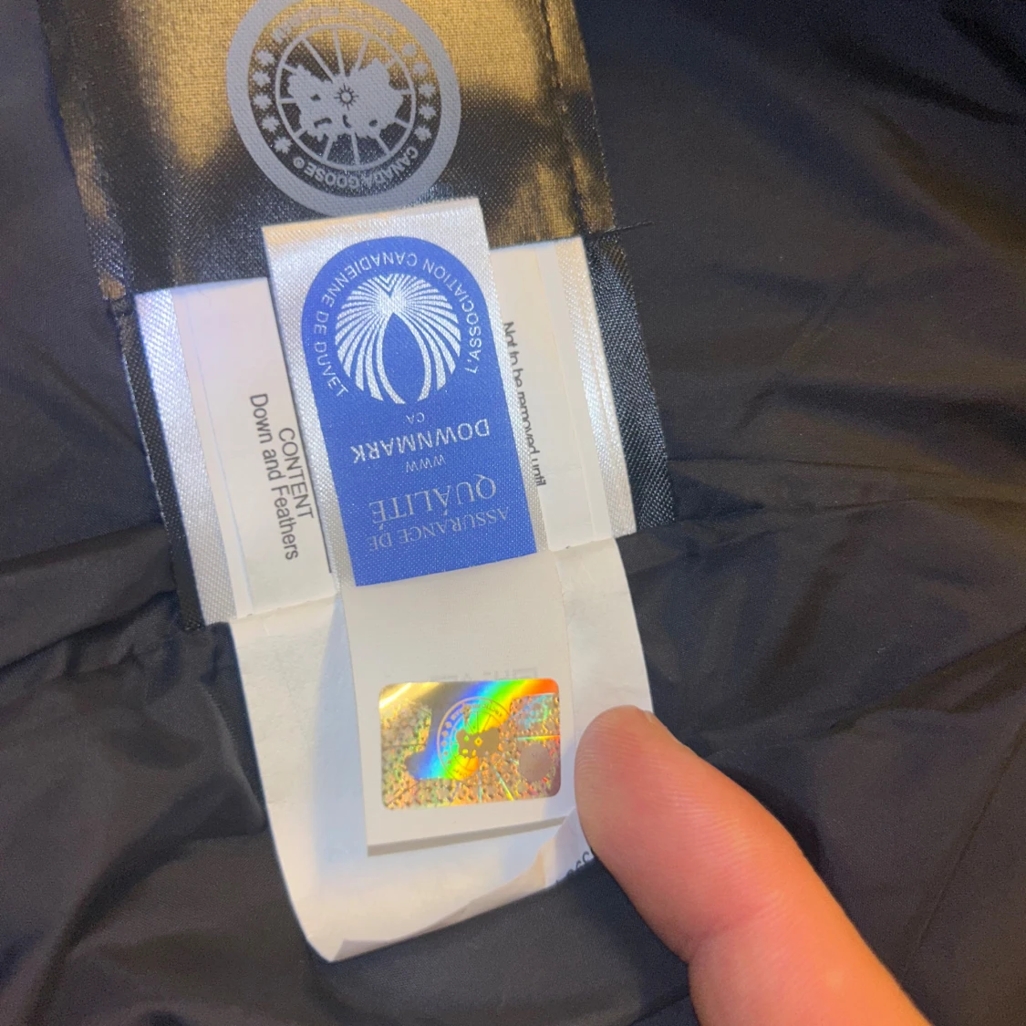 Svart dunjacka från Canada Goose black label - 2