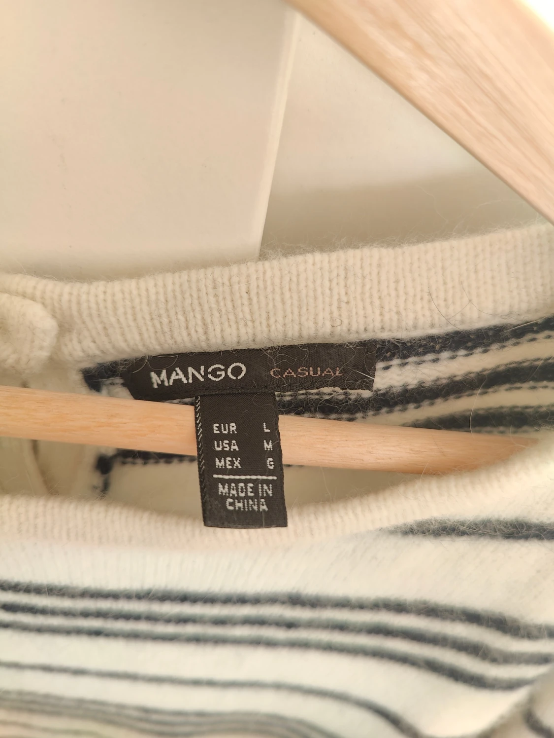 Randig tröja från Mango i ullmix - 3