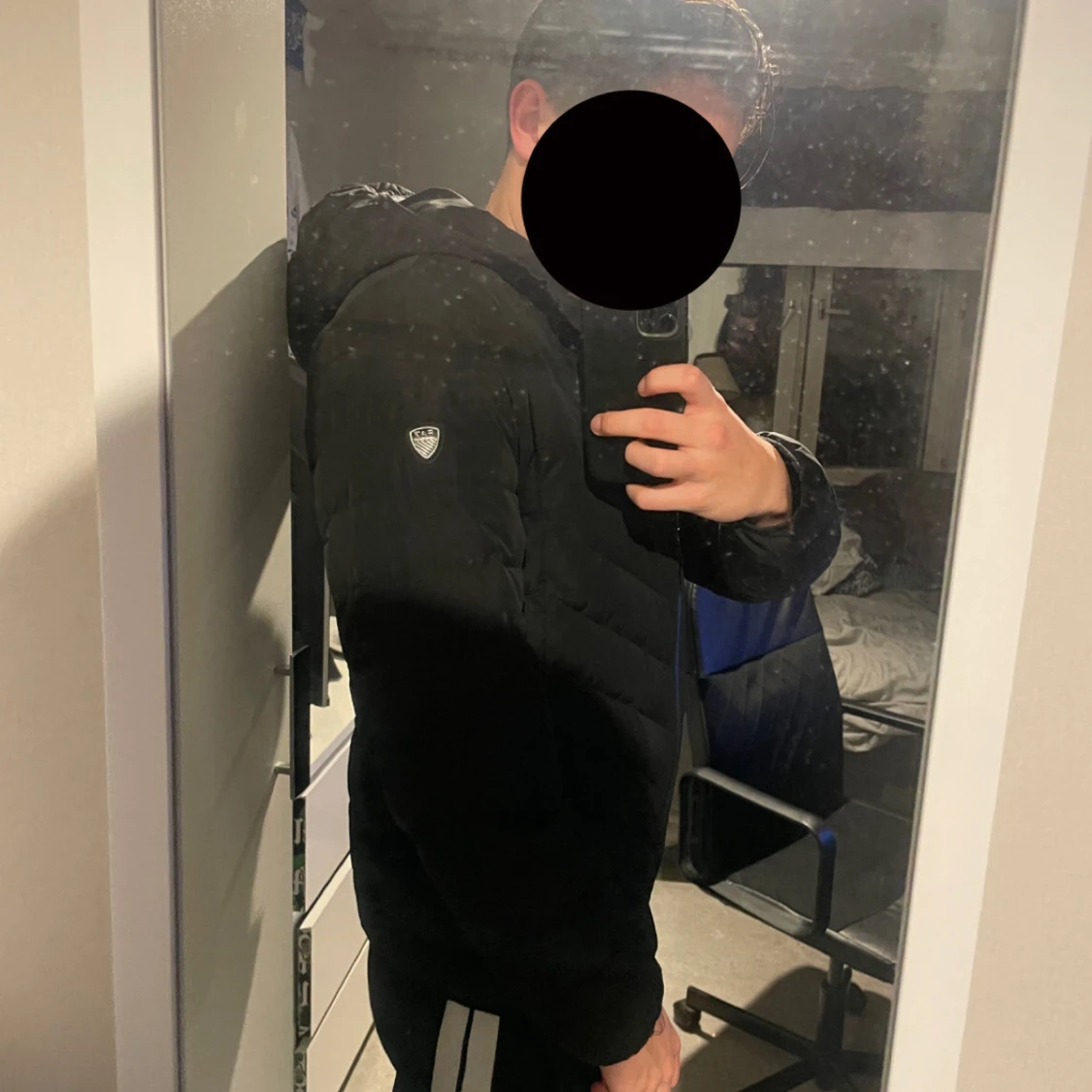 Svart pufferjacka från Emporio Armani - 3