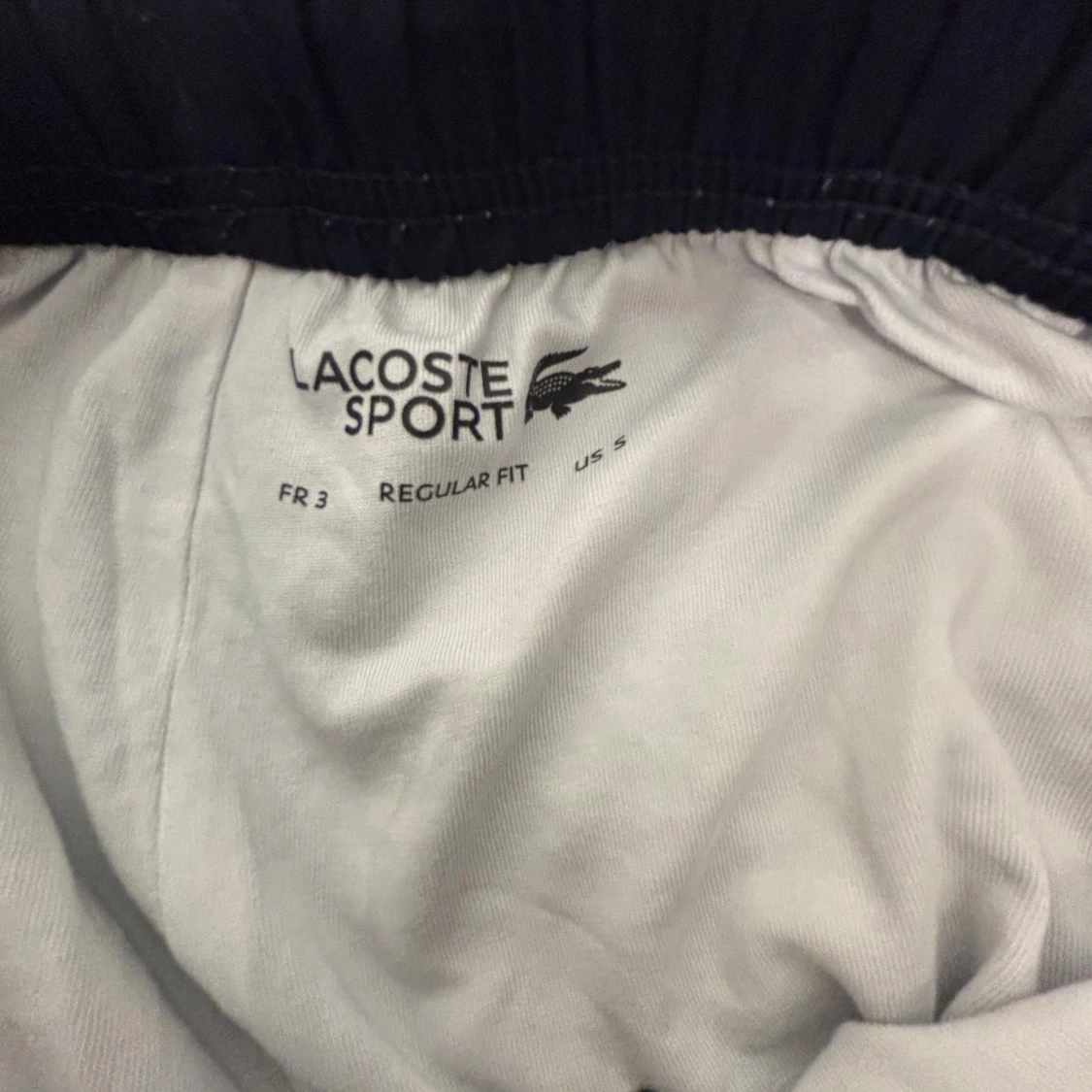 Mörkblå träningsbyxor Lacoste Sport - 3