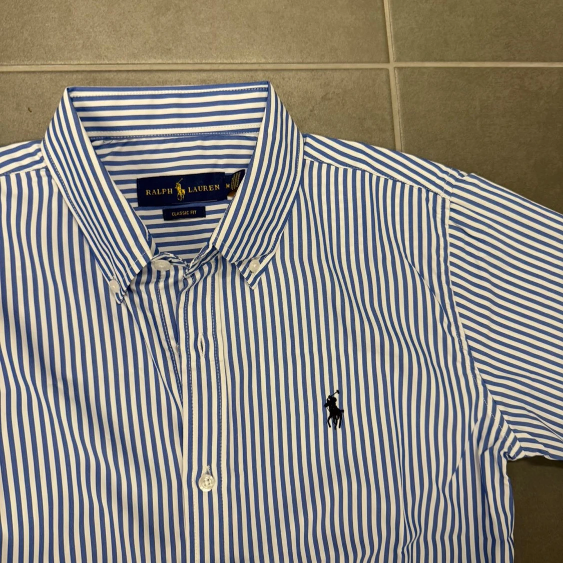 Blåvit randig skjorta från Ralph Lauren - 2