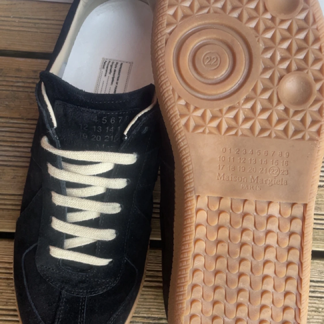 Maison Margiela svarta sneakers  - 2