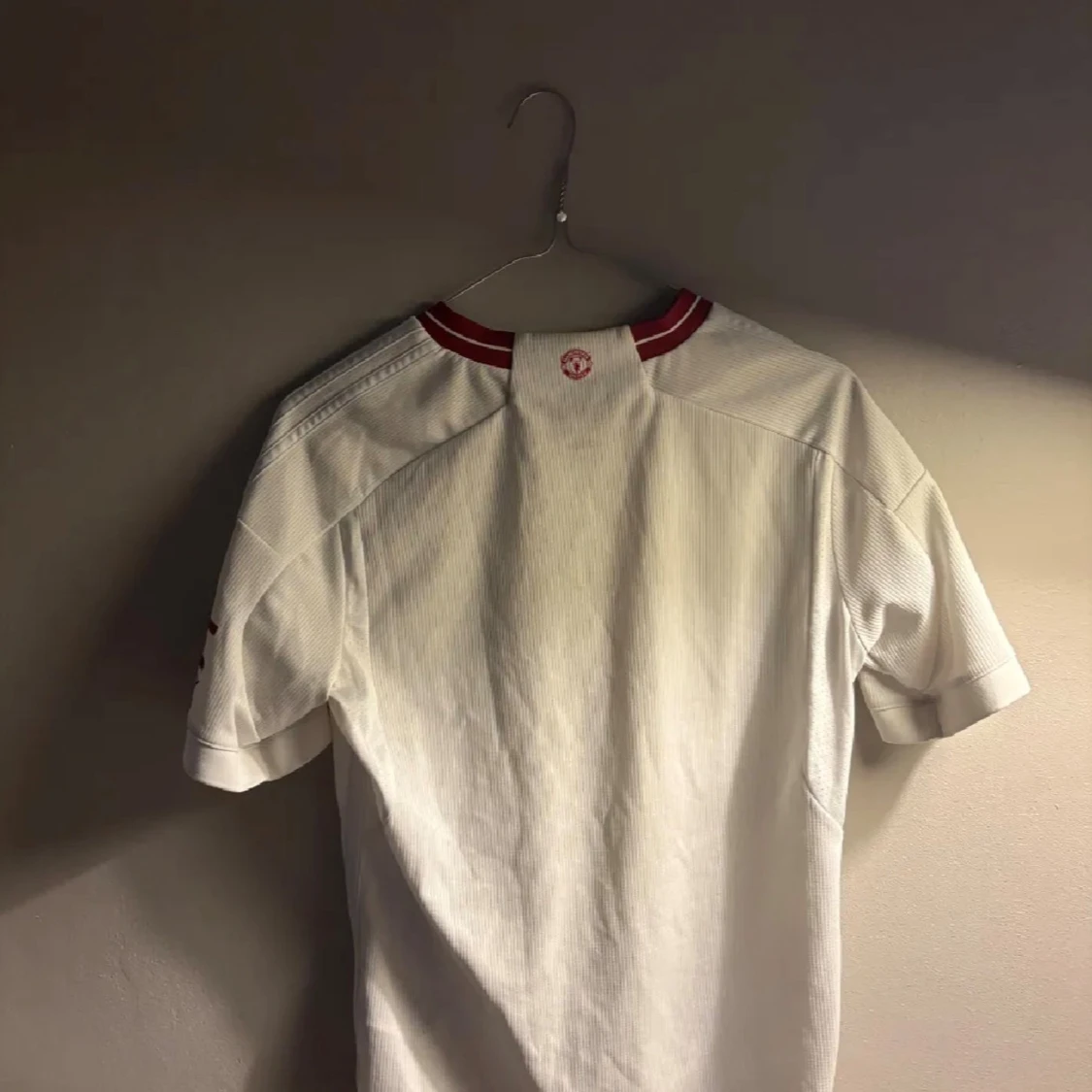 Manchester United vit matchtröja Adidas - 1