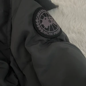 Svart dunjacka från Canada Goose XS - Säljer en svart dunjacka från Canada Goose i storlek XS. Jackan har huva, raka fickor och klassisk patch på ärmen. Perfekt för kalla dagar och har en stilren, enkel design med knappar framtill. Materialet är slitstarkt och håller värmen riktigt bra. Dm för prisdiskutering och fler bilder 