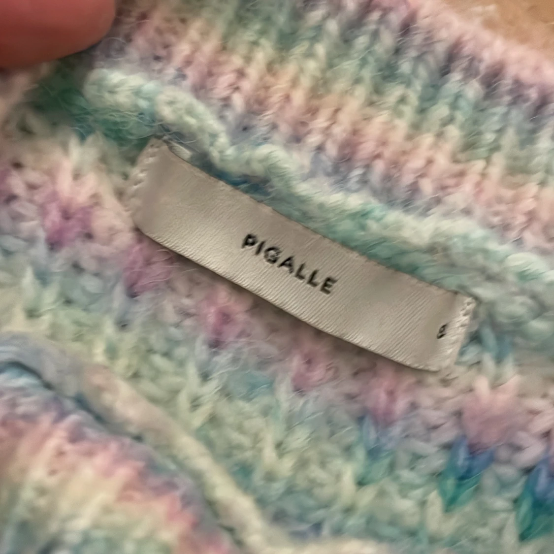 Pastellrandig stickad tröja Pigalle - 2