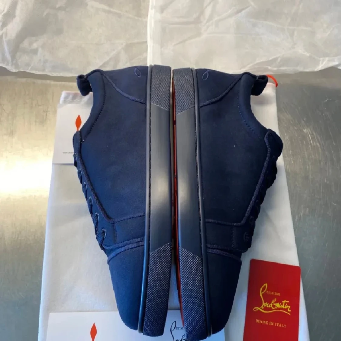 Mörkblå sneakers från Christian Louboutin - 3