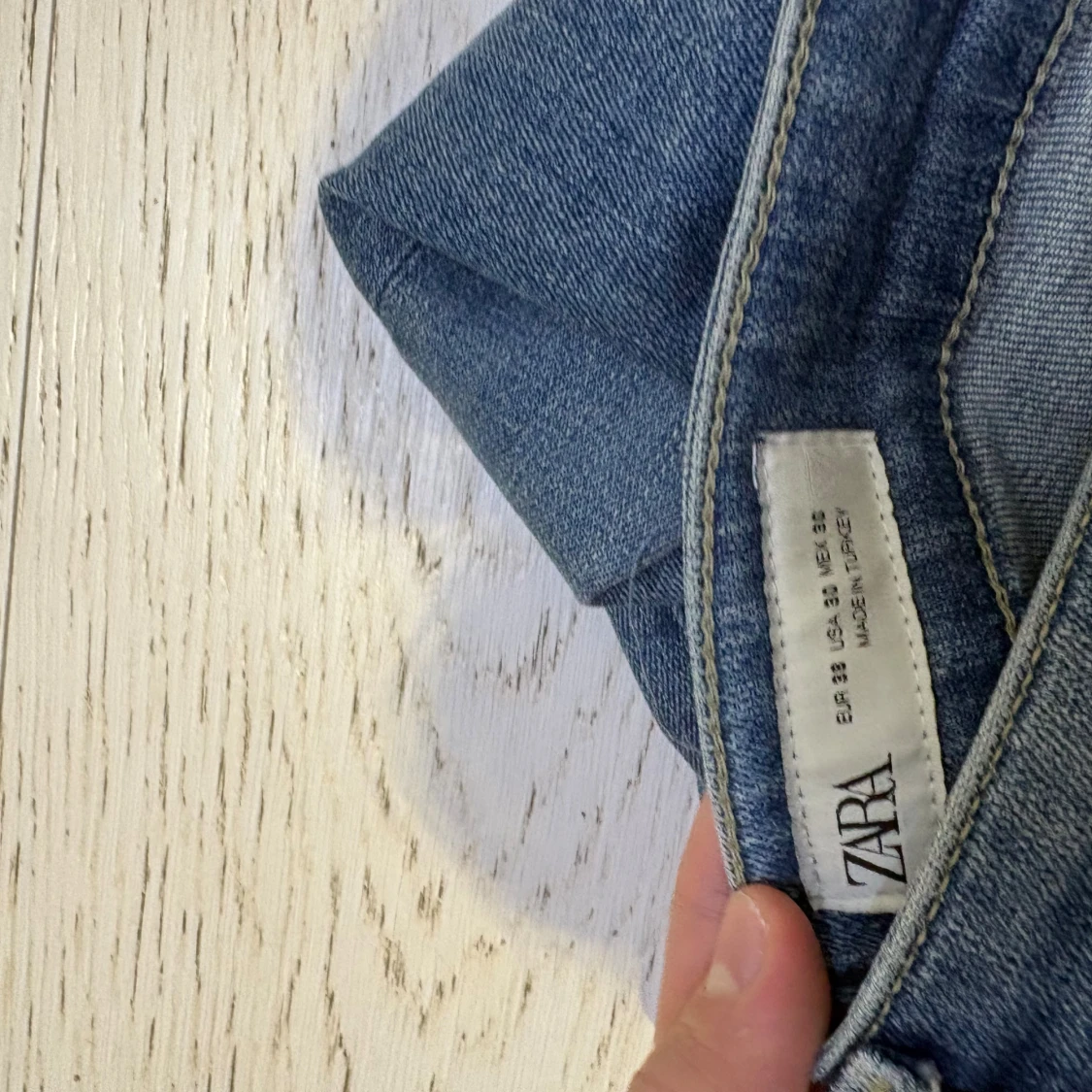 Blå skinny jeans från Zara - 2